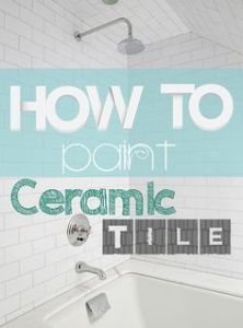 how to paint tile